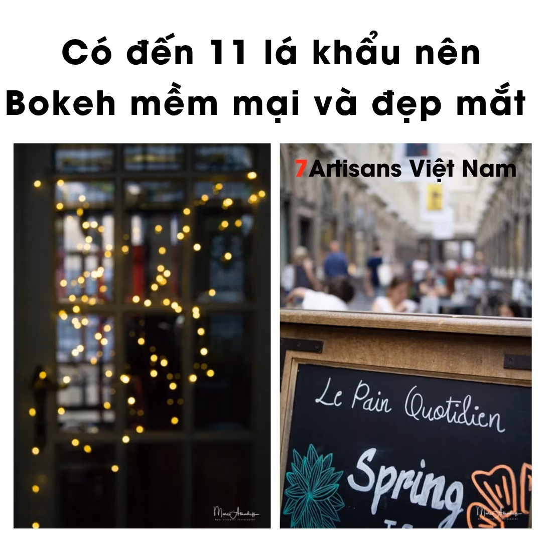 Kamlan 28mm F1.4 đa dụng, khẩu độ lớn