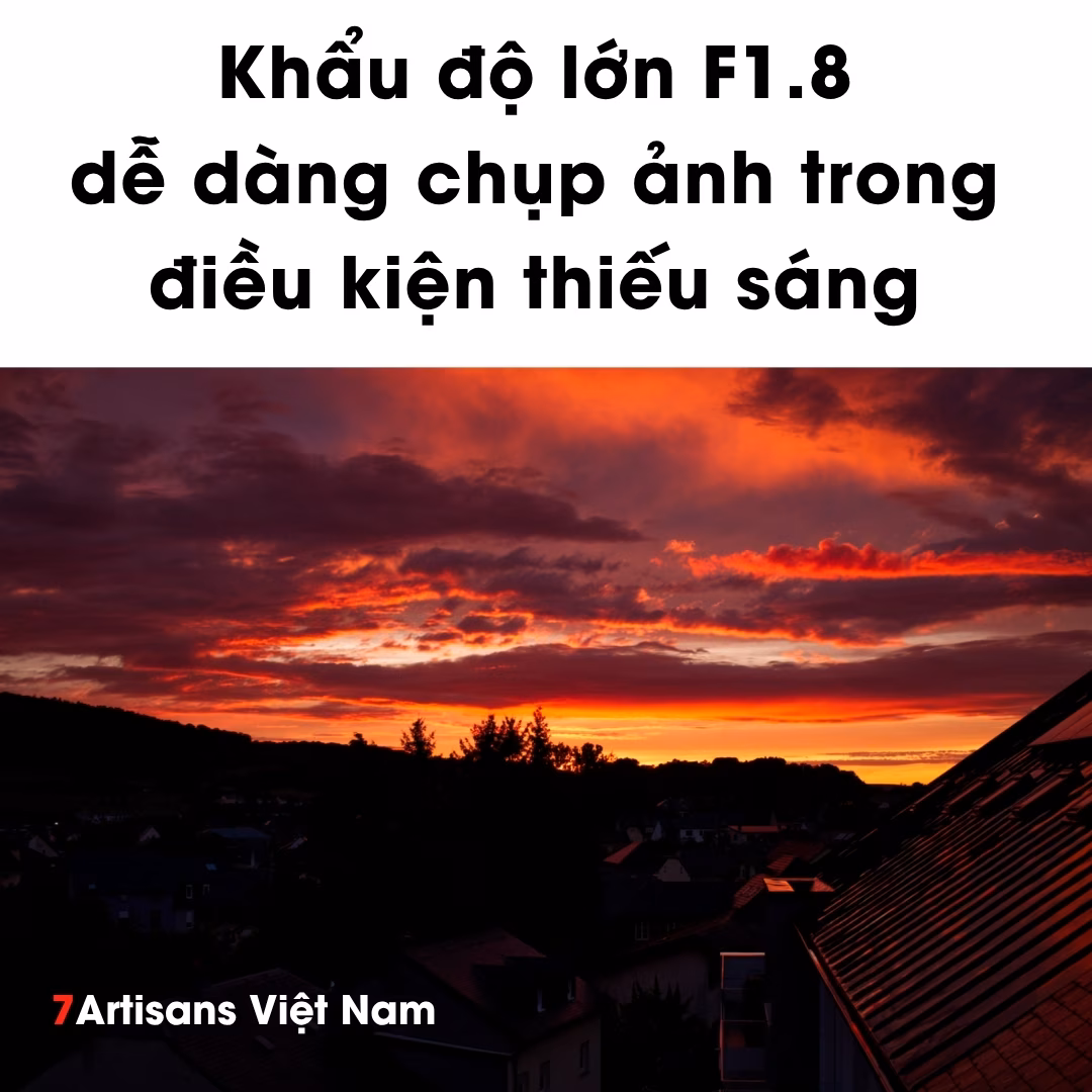 Kamlan 21mm F1.8 góc rộng đa dụng khẩu độ lớn