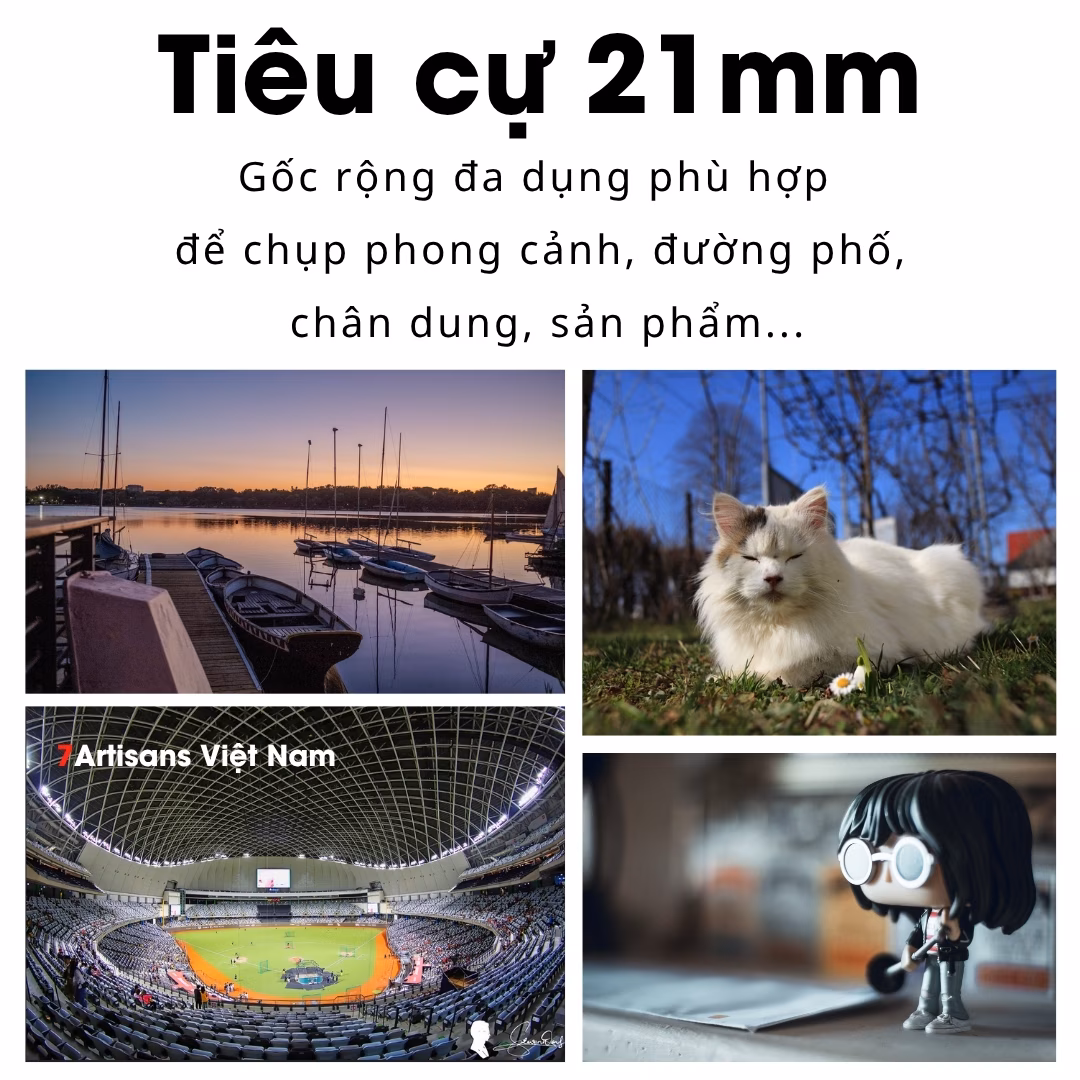 Kamlan 21mm F1.8 góc rộng đa dụng khẩu độ lớn