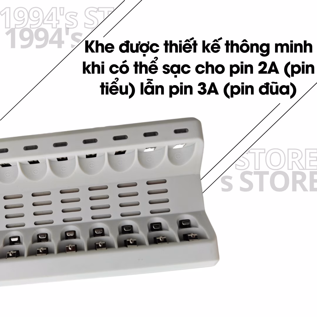 Combo bộ sạc Sony + pin đũa AAA 3A hoặc pin tiểu AA 2A Sony 1.5v