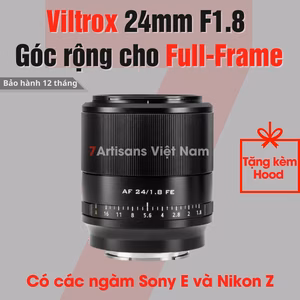 Viltrox 24mm F1.8  Auto Focus Full-Frame – Lens đa dụng góc rộng