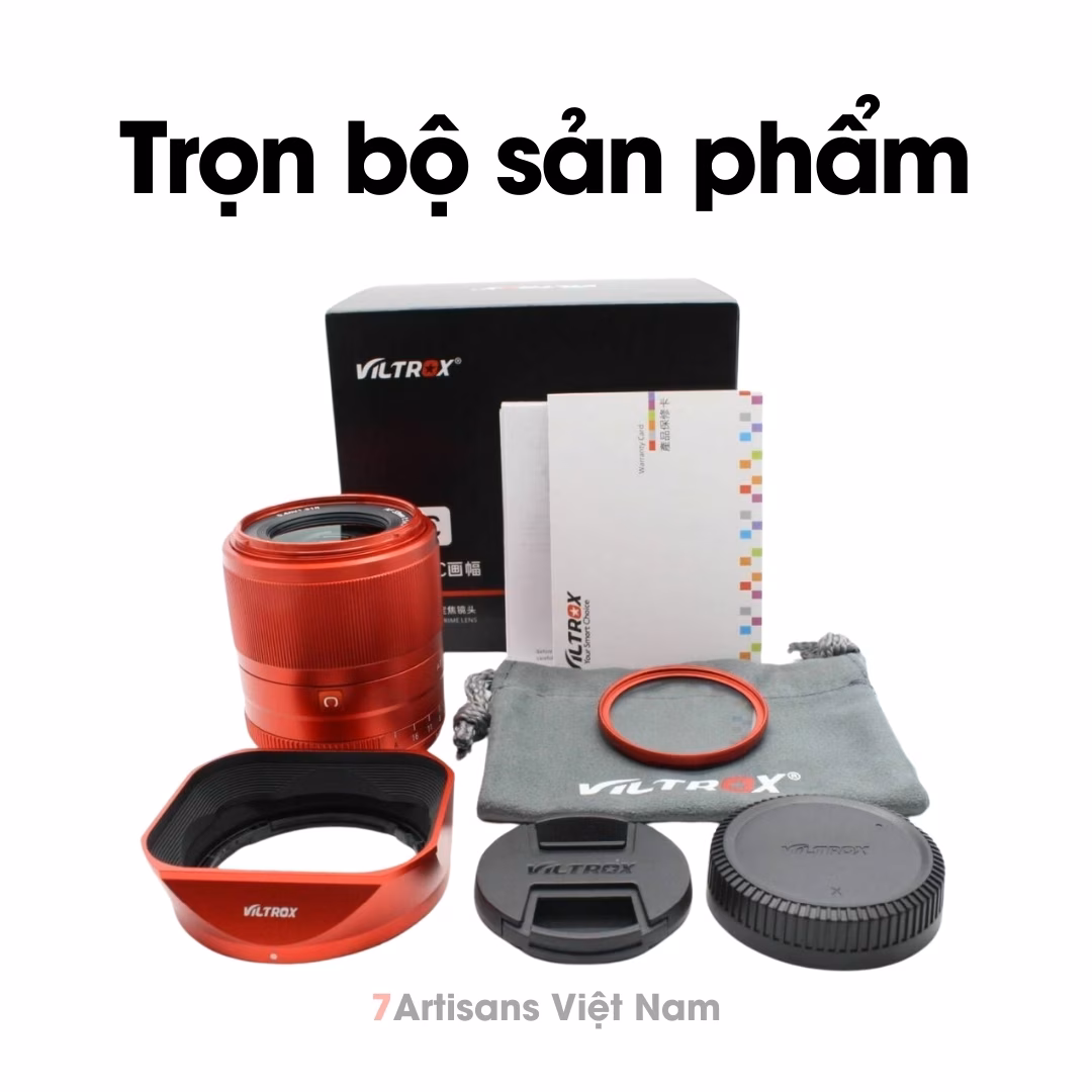 Viltrox 33mm F1.4  Auto Focus Red Limited Edition (Màu Đỏ) – Lens góc rộng đa dụng lấy nét tự động cho Fujifilm