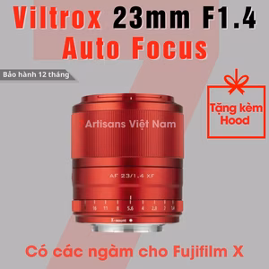 Viltrox 23mm F1.4  Auto Focus Red Limited Edition (Màu Đỏ) – Lens góc rộng đa dụng lấy nét tự động cho Fujifilm