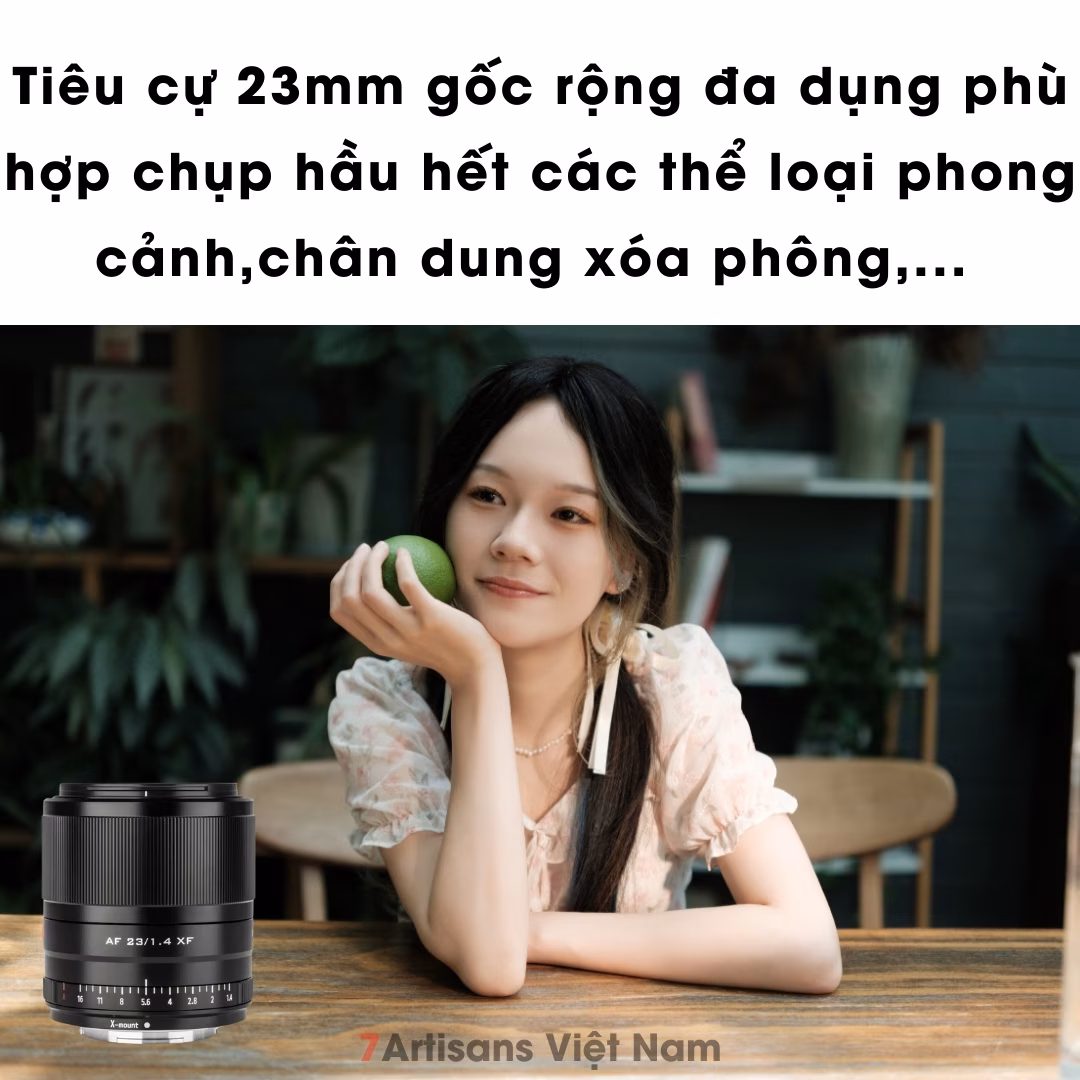 Viltrox 23mm F1.4  Auto Focus – Lens góc rộng đa dụng lấy nét tự động