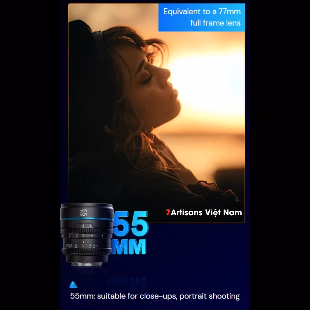 Lens SIRUI Night Walker Super35 55mm T1.2 Cine Lens