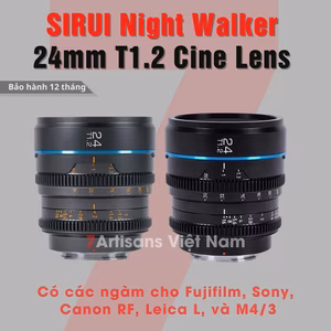 Lens SIRUI Night Walker Super35 24mm T1.2 Cine Lens