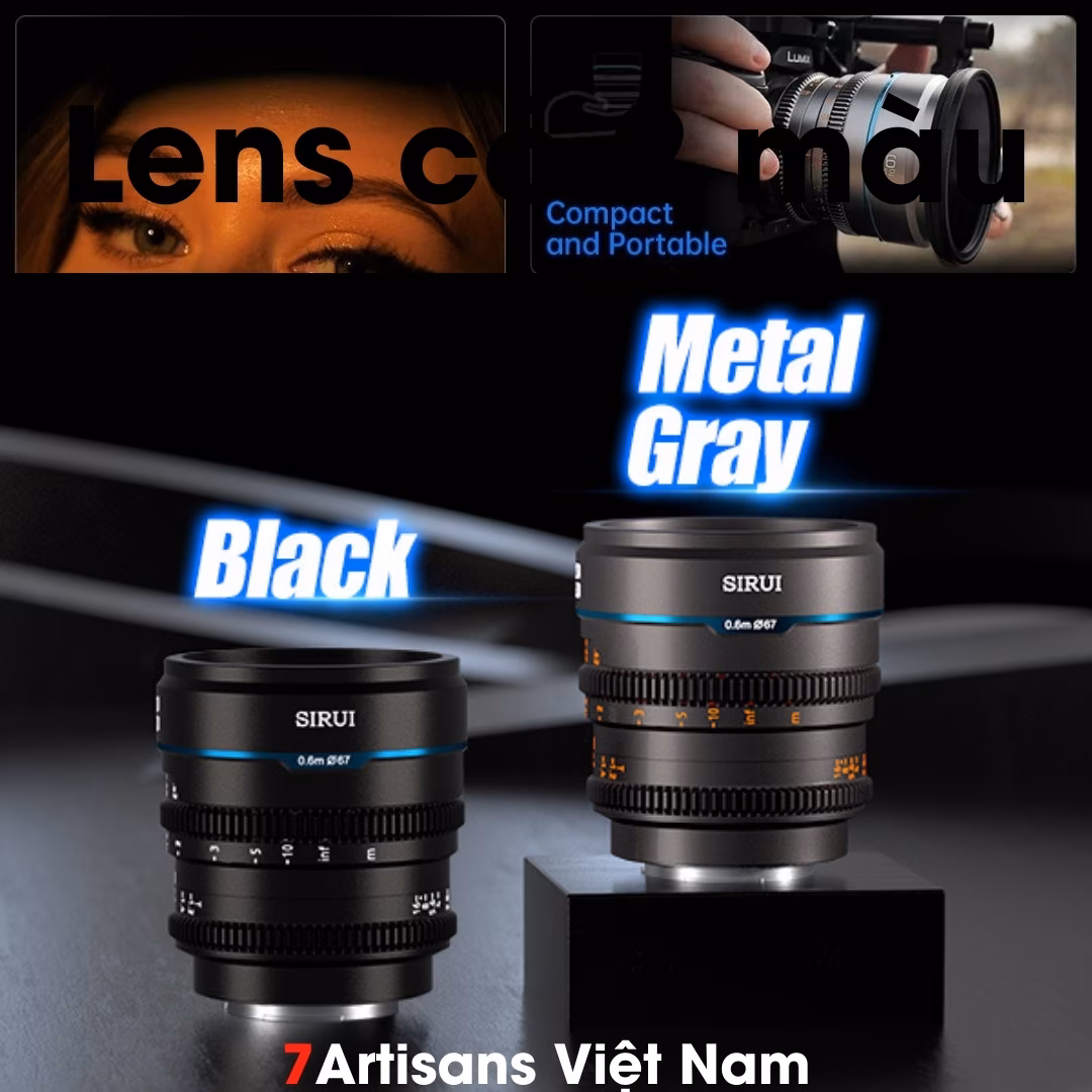 Lens SIRUI Night Walker Super35 75mm T1.2 Cine Lens