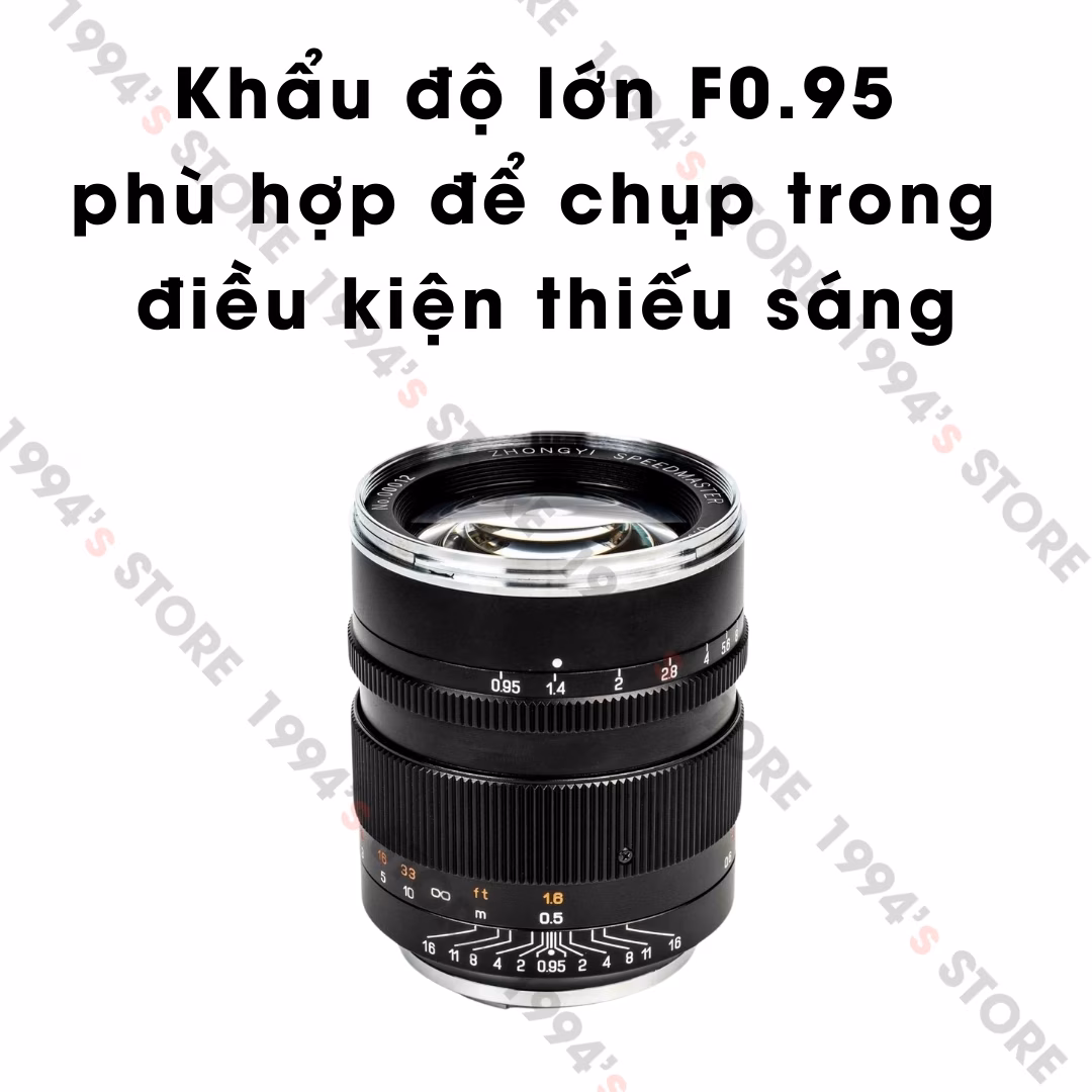 Mitakon Speedmaster 50mm F0.95 Mark III dành cho Full-Frame
