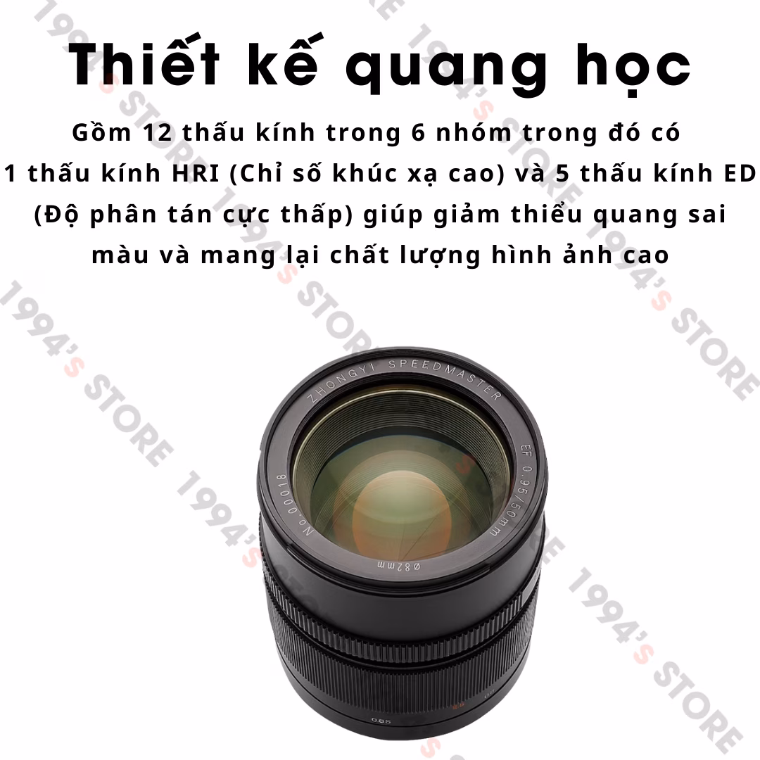 Mitakon Speedmaster 50mm F0.95 dành cho Full-Frame – ngàm cho Canon EF