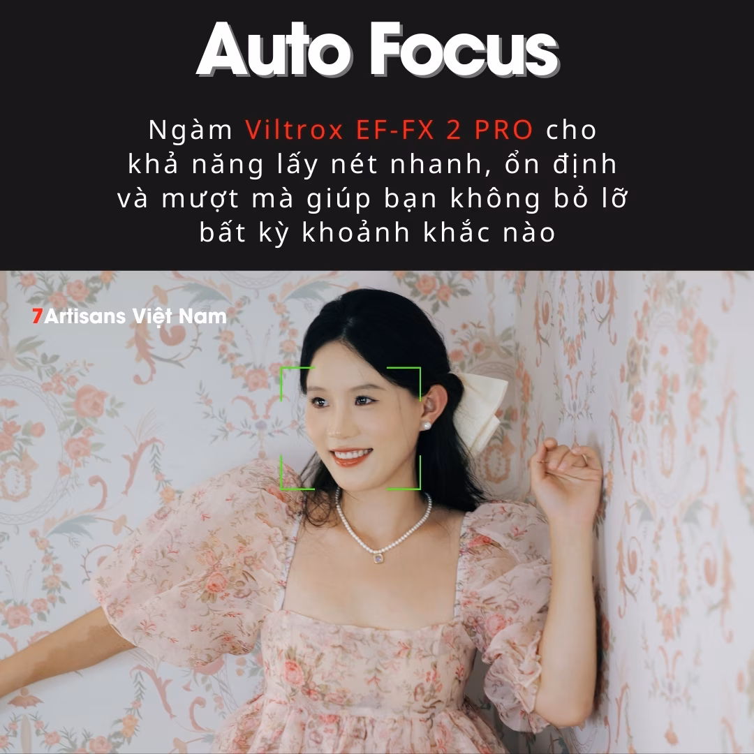 Viltrox EF-FX2 Pro Ngàm chuyển lấy nét tự động – Auto Focus siêu nhanh dành cho máy ảnh Fujifilm dùng lens của Canon EF