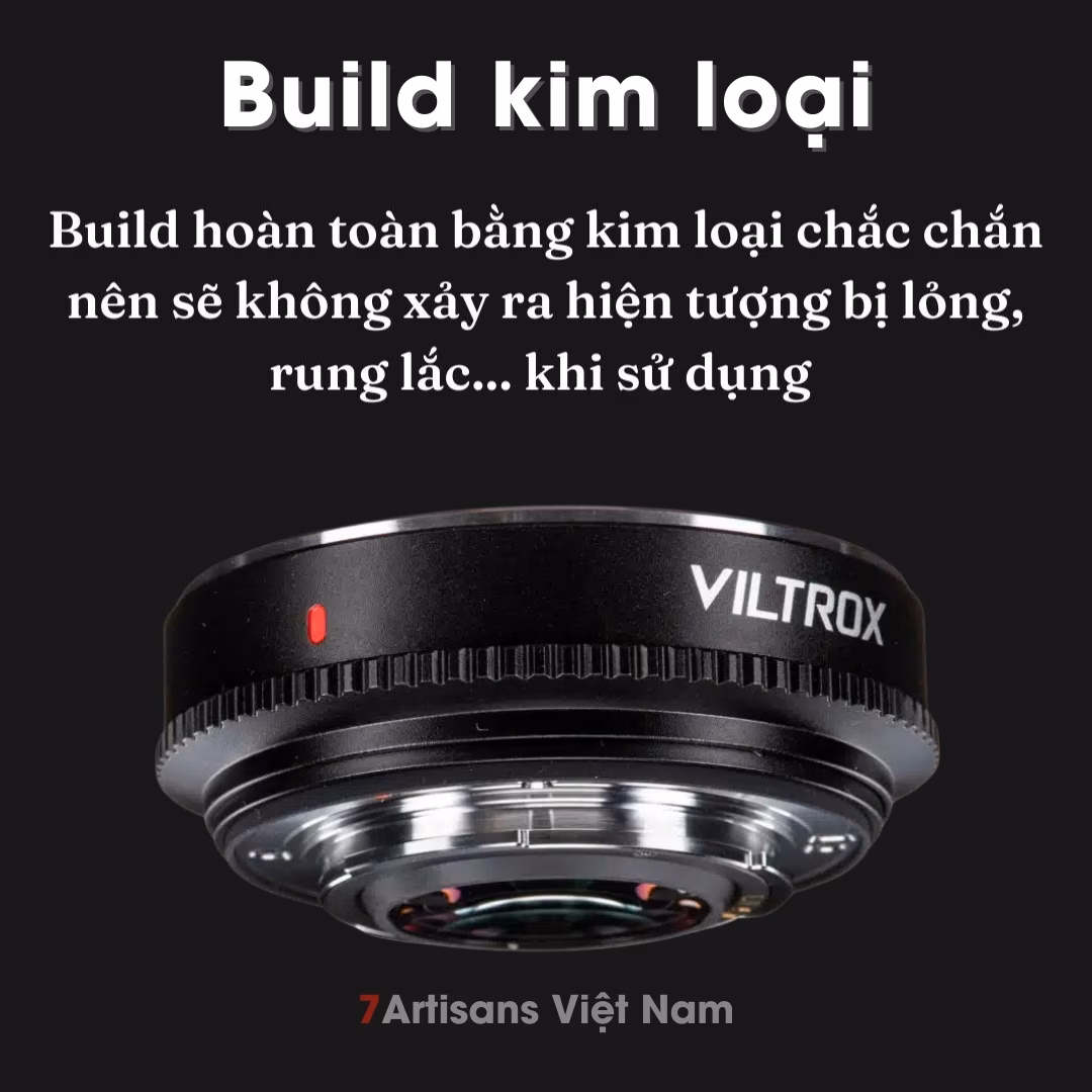 Viltrox EF-FX2 Pro Ngàm chuyển lấy nét tự động – Auto Focus siêu nhanh dành cho máy ảnh Fujifilm dùng lens của Canon EF