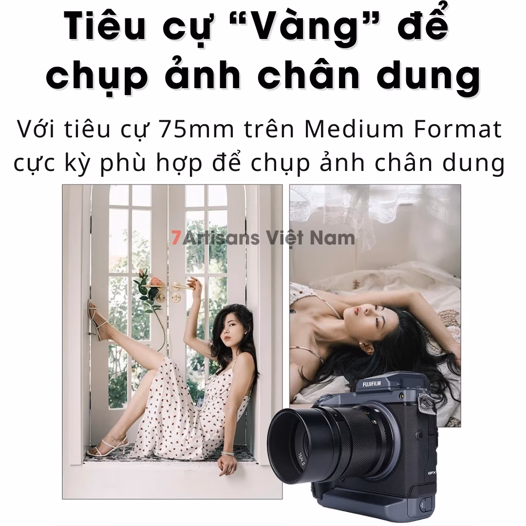 AstrHori 75mm F4 Medium Format – Lens dành cho máy ảnh Fujifilm GFX