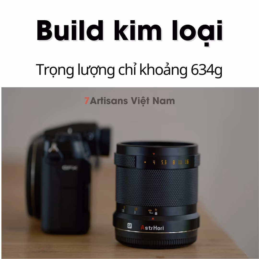 AstrHori 75mm F4 Medium Format – Lens dành cho máy ảnh Fujifilm GFX