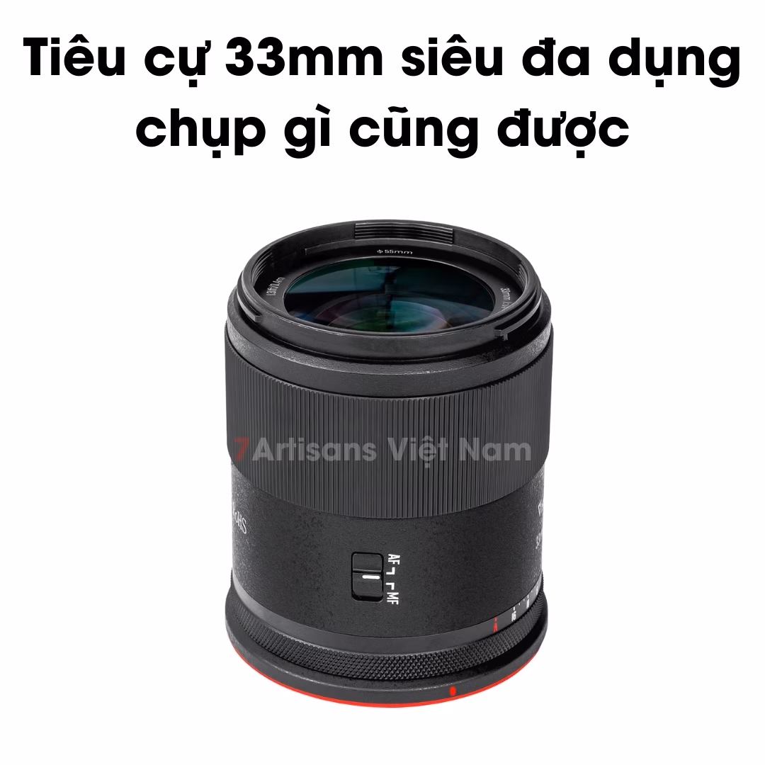 Vistilen 33mm F1.4 AF lấy nét tự động cho Canon EOS R