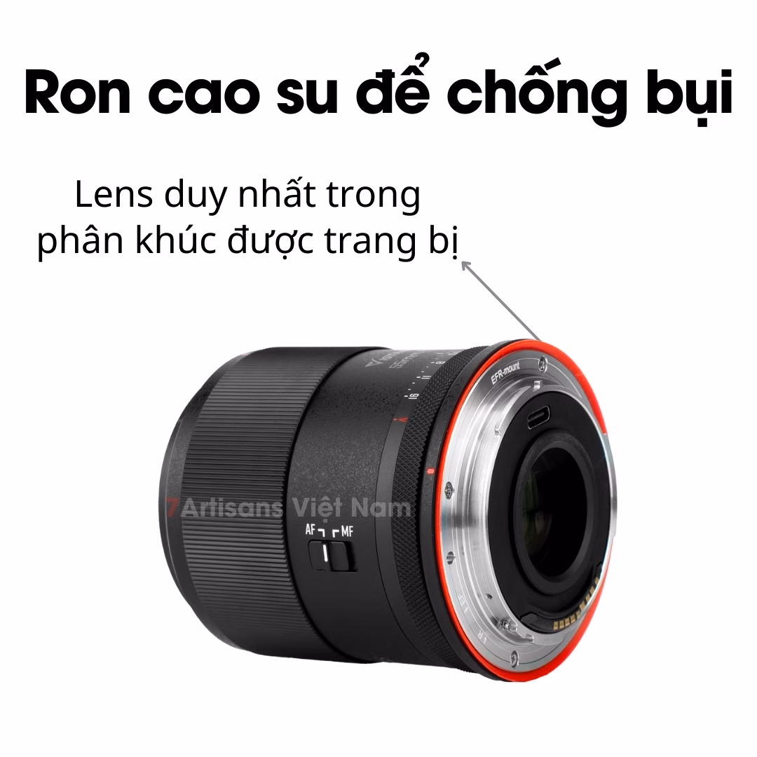 Vistilen 55mm F1.4 AF lấy nét tự động cho Canon EOS R – Lens chân dung xóa phông