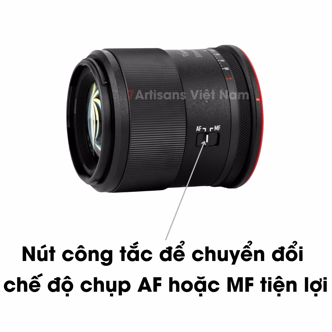 Vistilen 55mm F1.4 AF lấy nét tự động cho Canon EOS R – Lens chân dung xóa phông