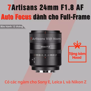 7Artisans 24mm F1.8 Auto Focus Full-Frame lens góc rộng đa dụng