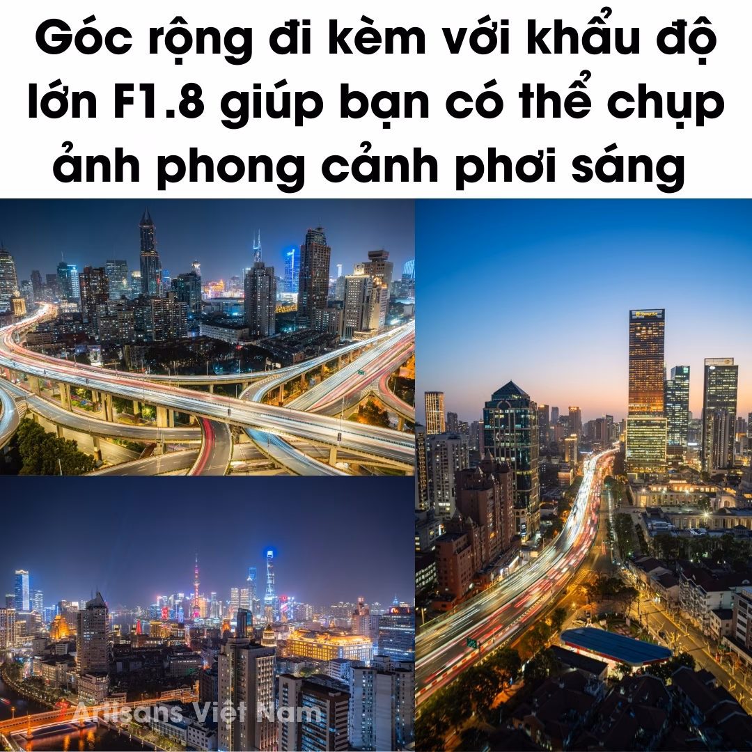 7Artisans 24mm F1.8 Auto Focus Full-Frame lens góc rộng đa dụng