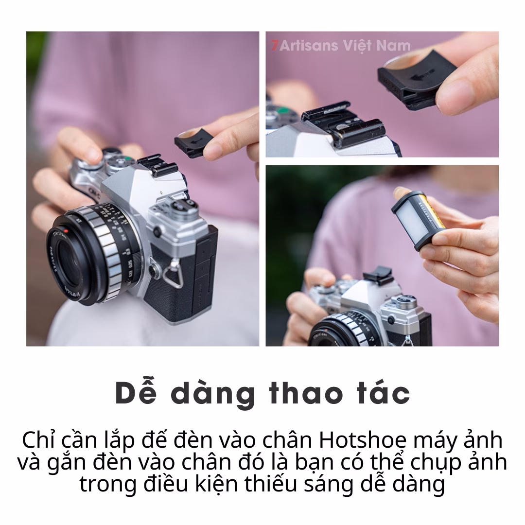 Đèn Led trợ sáng TTArtisan Super Mini Led Light , thiết kế giống cuộn film 135mm