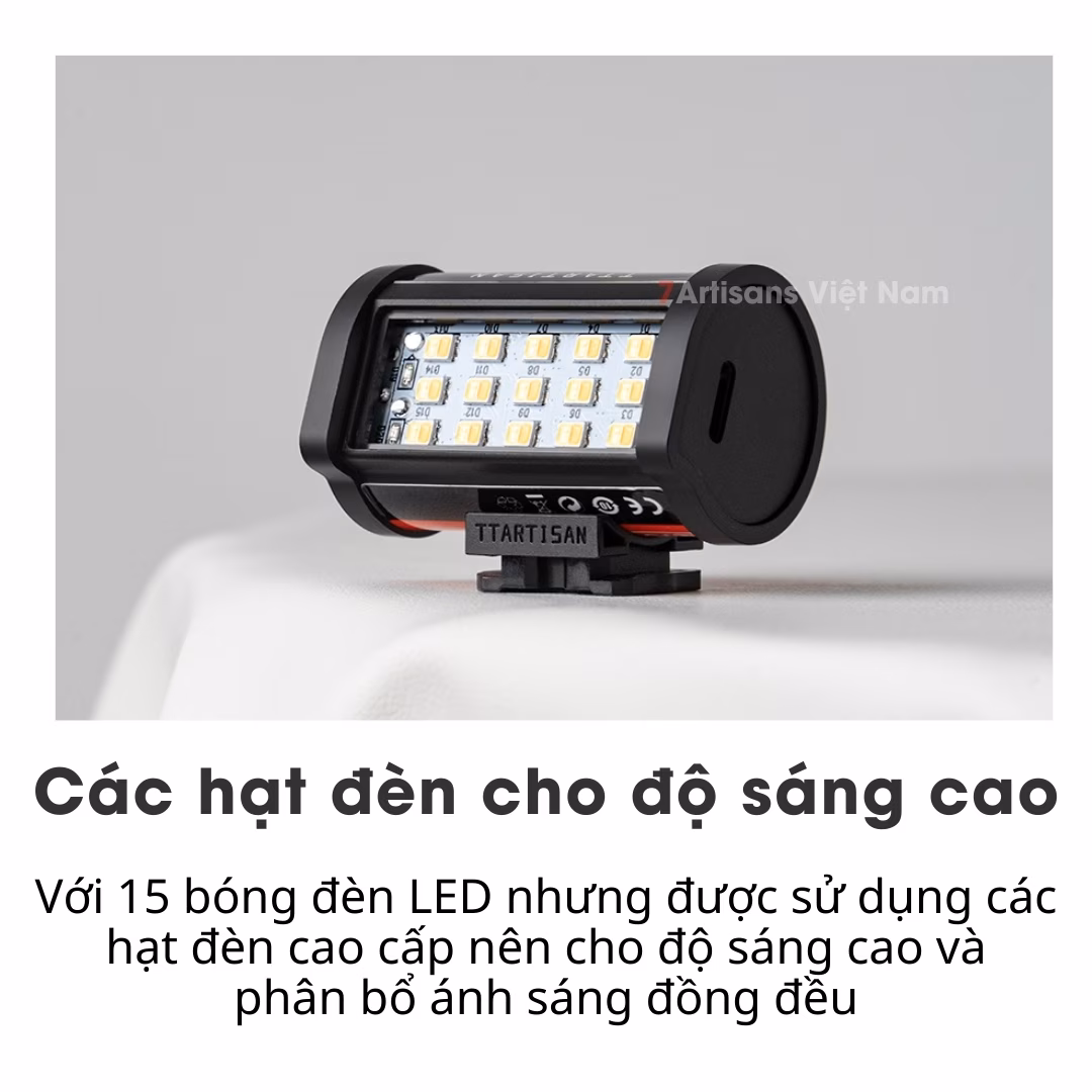 Đèn Led trợ sáng TTArtisan Super Mini Led Light , thiết kế giống cuộn film 135mm