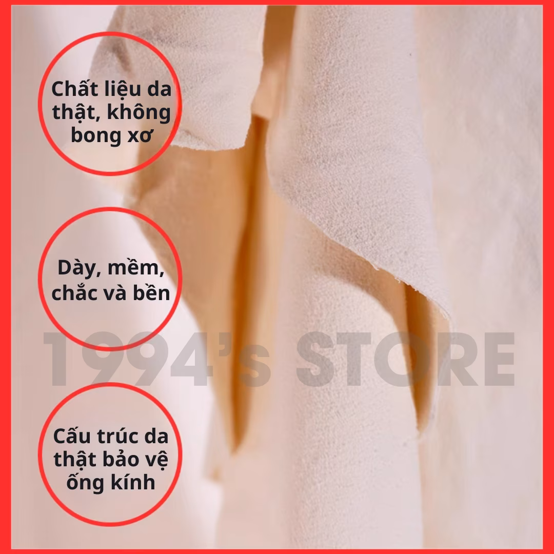Khăn da cừu vệ sinh lens, lau ống kính máy ảnh, điện thoại (da cừu thật 100%)