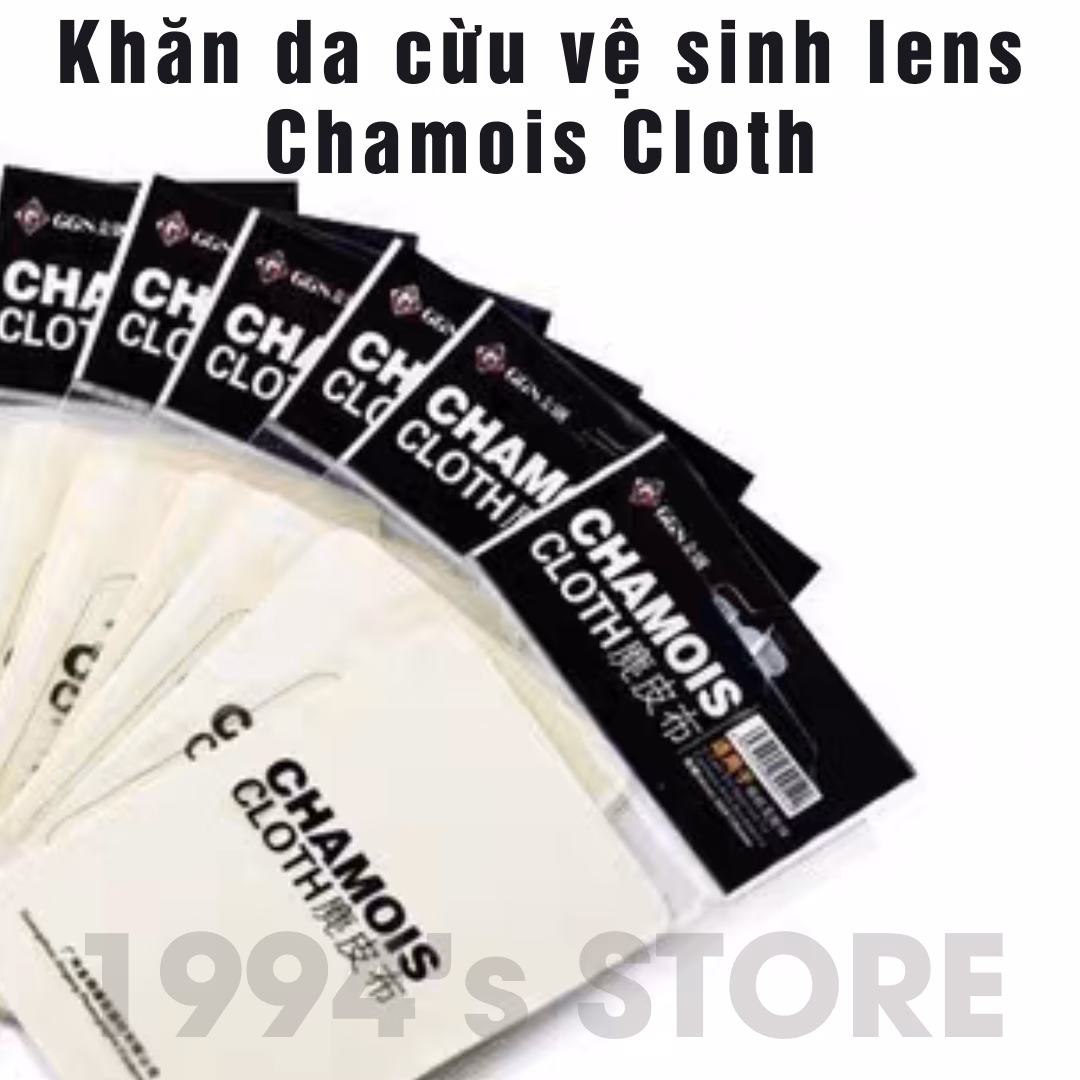 Khăn da cừu vệ sinh lens, lau ống kính máy ảnh, điện thoại (da cừu thật 100%)