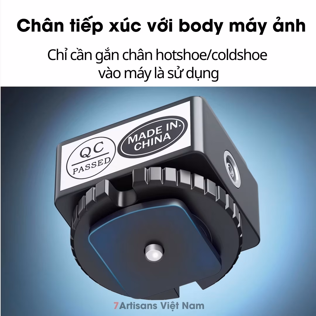 Đế nâng chân Hotshoe/Coldshoe dùng cho các đèn Flash