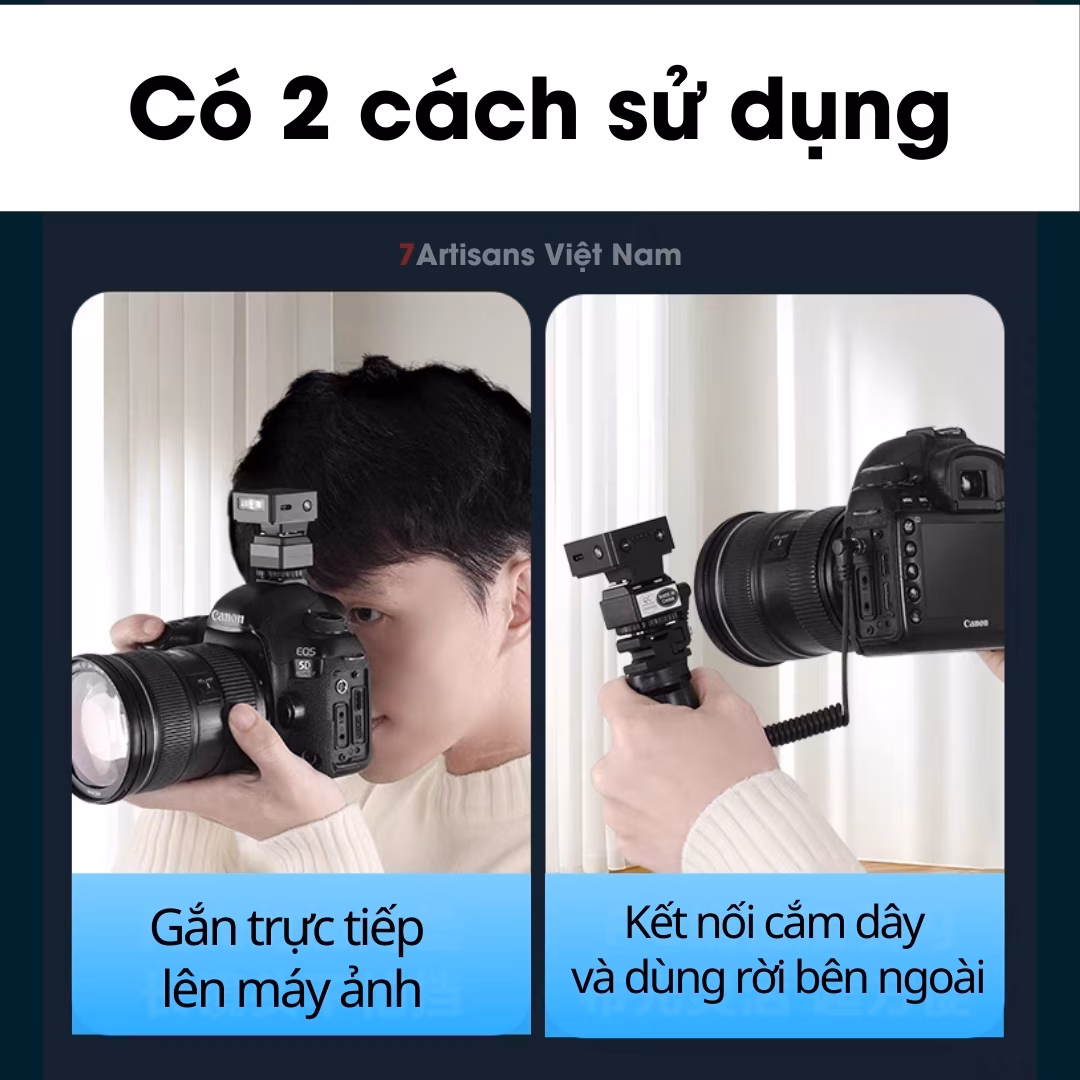 Đế nâng chân Hotshoe/Coldshoe dùng cho các đèn Flash