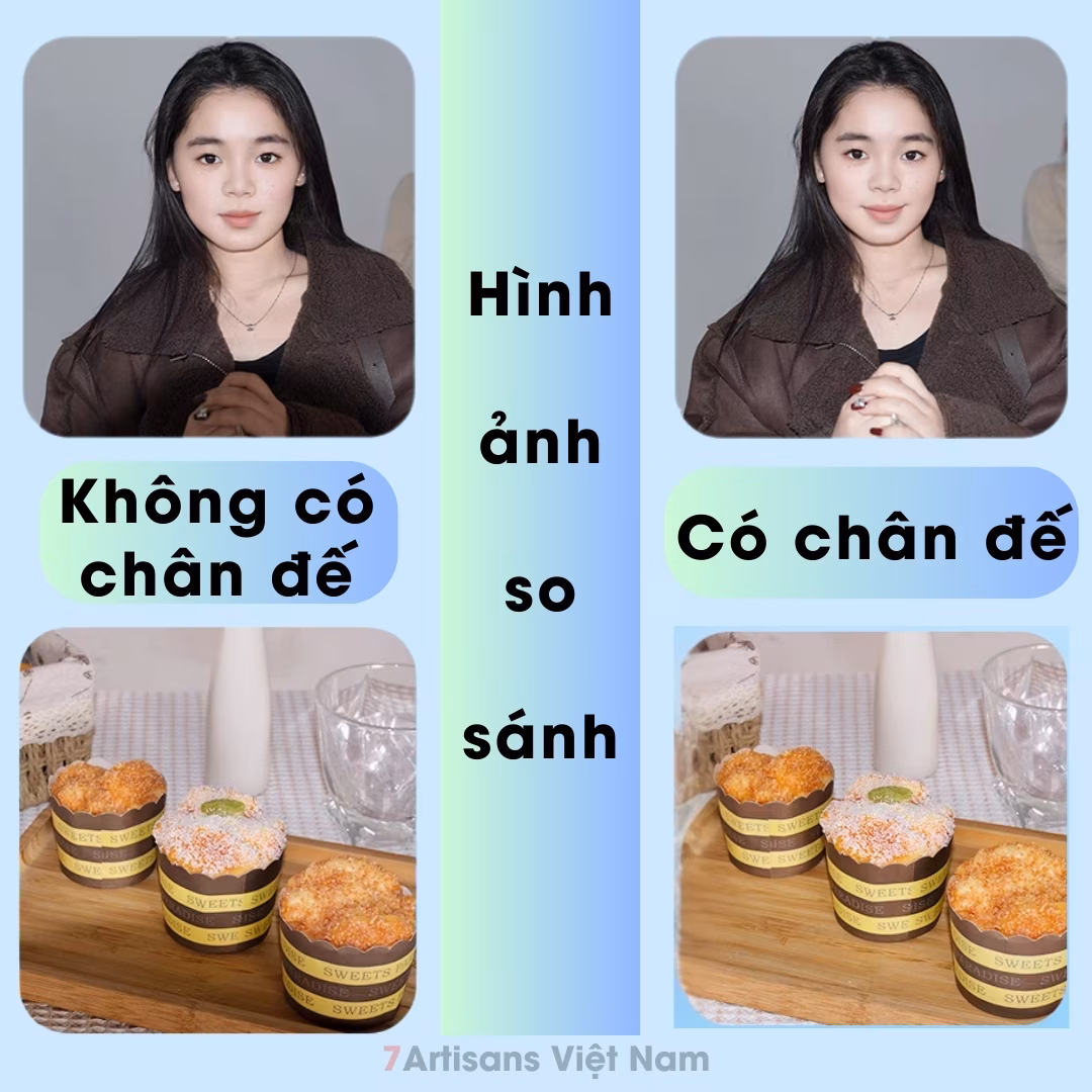 Đế nâng chân Hotshoe/Coldshoe dùng cho các đèn Flash