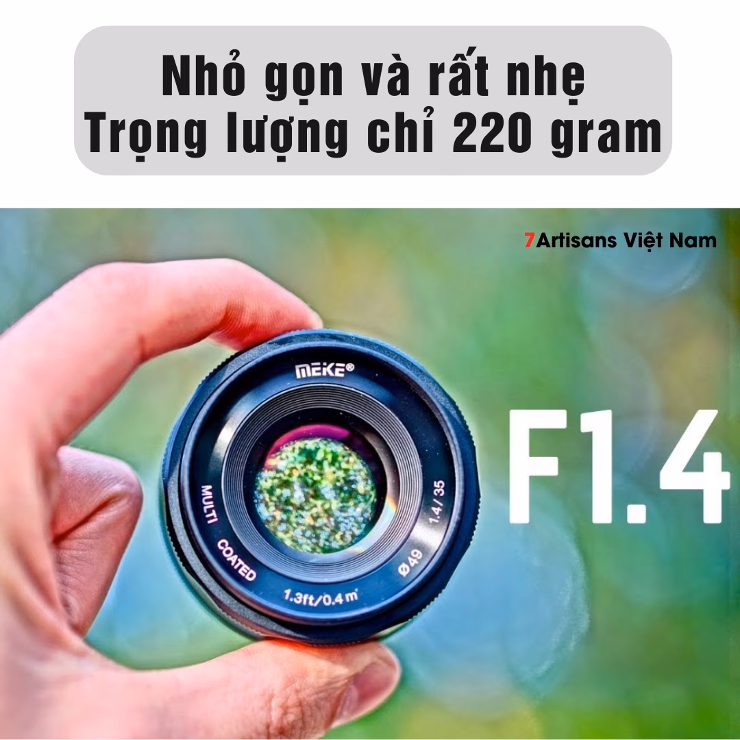 Meike 35mm F1.4 – Lens đa dụng