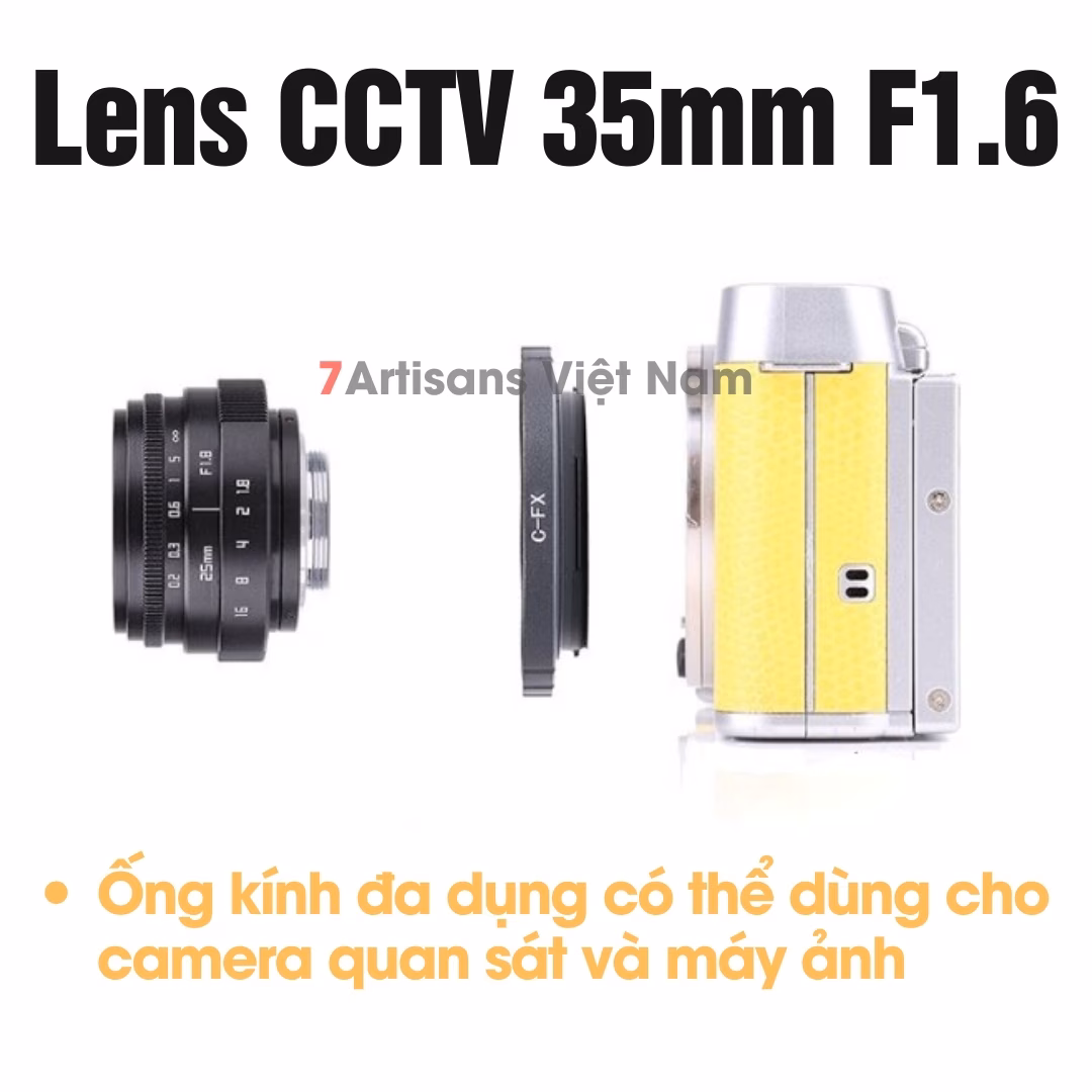 Fujian CCTV 35mm F1.6 HD Phiên bản VIII 2025