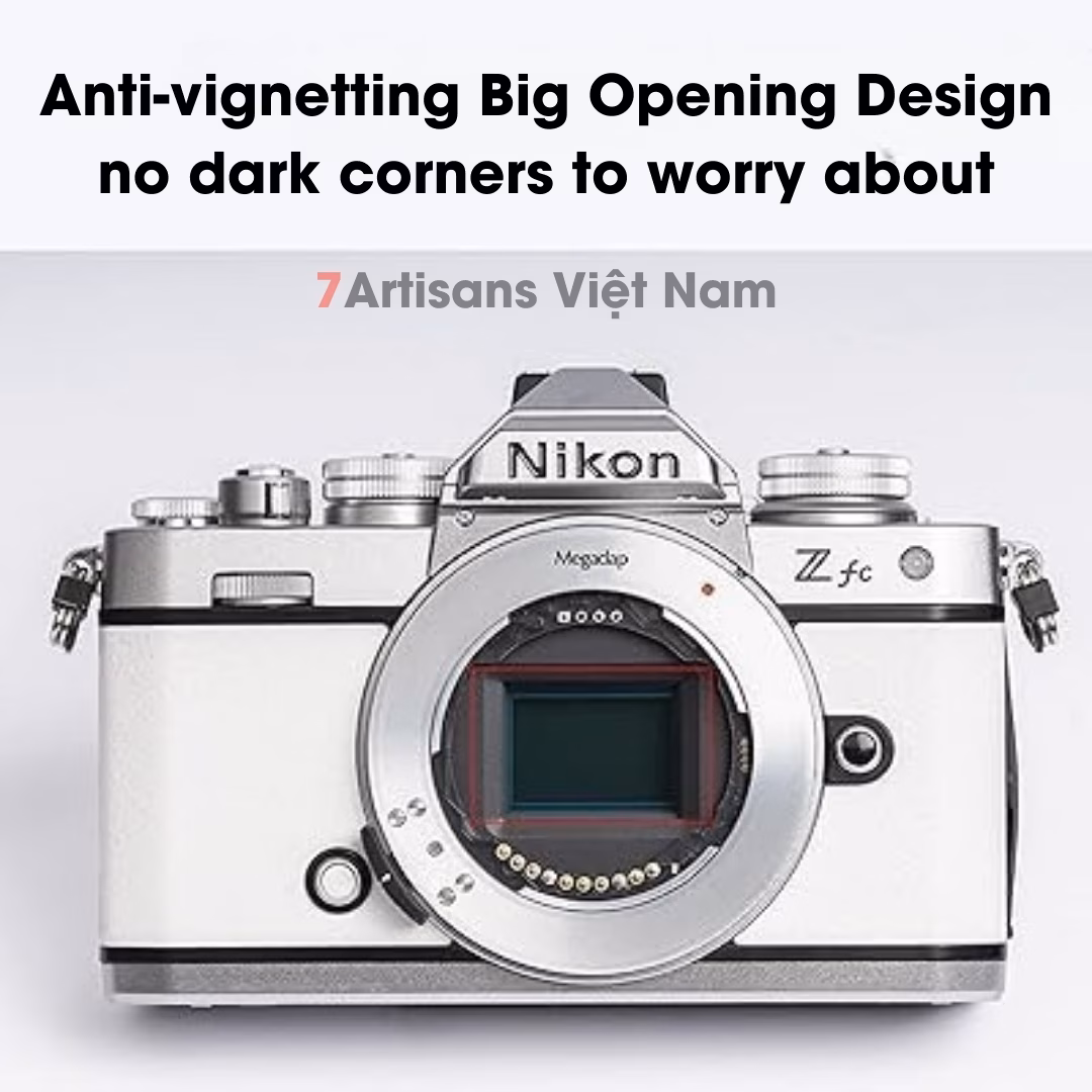 Ngàm chuyển MEGADAP ETZ21 PRO dùng lens ngàm Sony  E cho máy Nikon Z