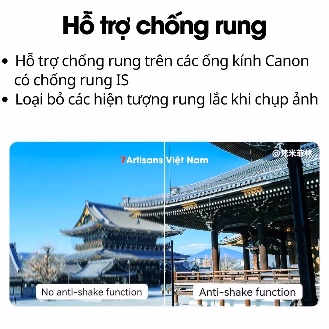 Ngàm chuyển 7Artisans EF-EOS R/RF cho ống kính Canon EF/EF-S và EOS R/RP