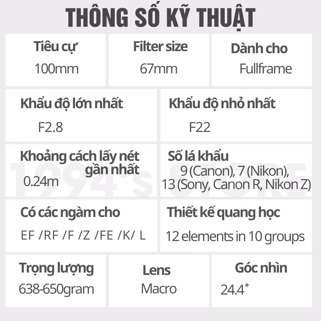 Laowa 100mm F2.8 2X Ultra Macro APO