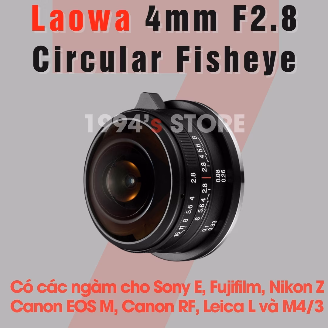 Laowa 4mm F2.8 Circular Fisheye