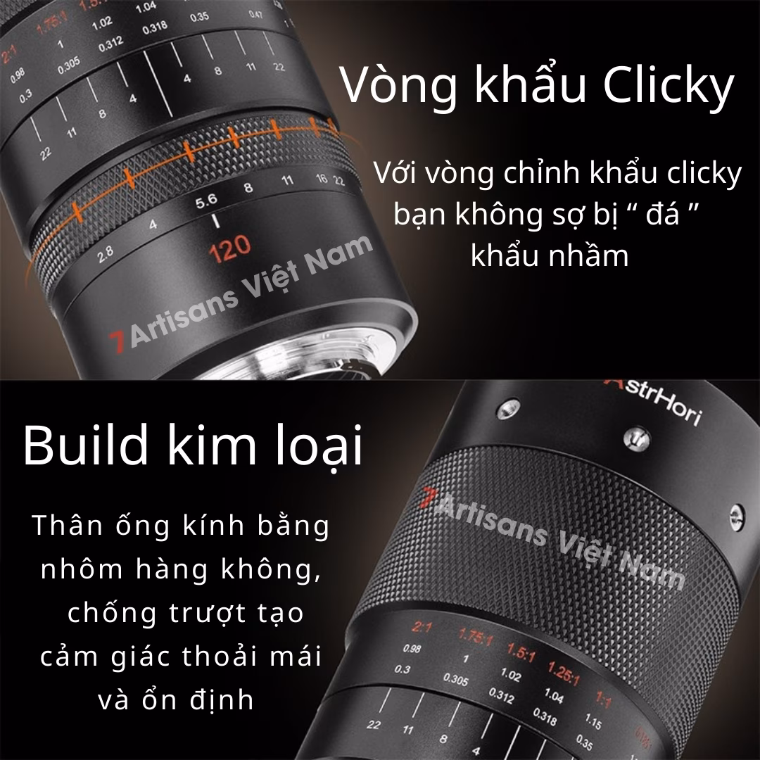 AstrHori 120mm F2.8 Macro 2x dành cho Full-frame