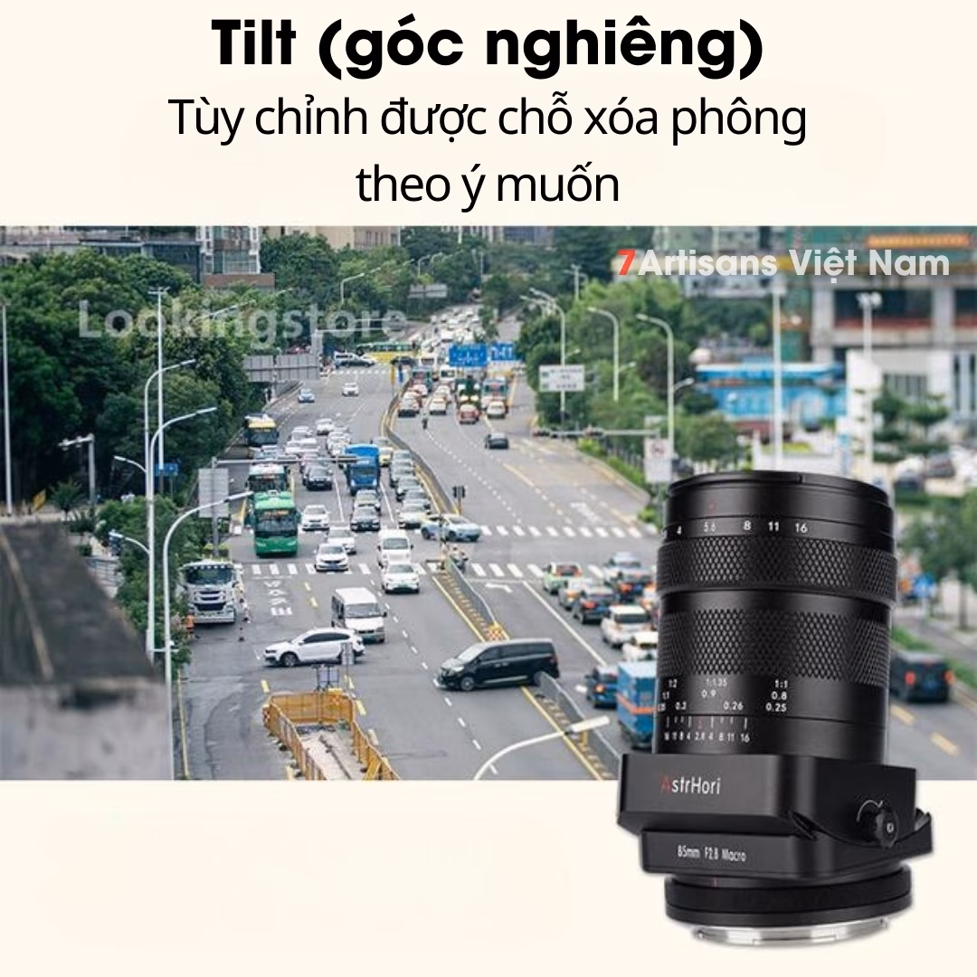 AstrHori 85mm F2.8 Macro 1:1 kèm Tilt dành cho Full-Frame