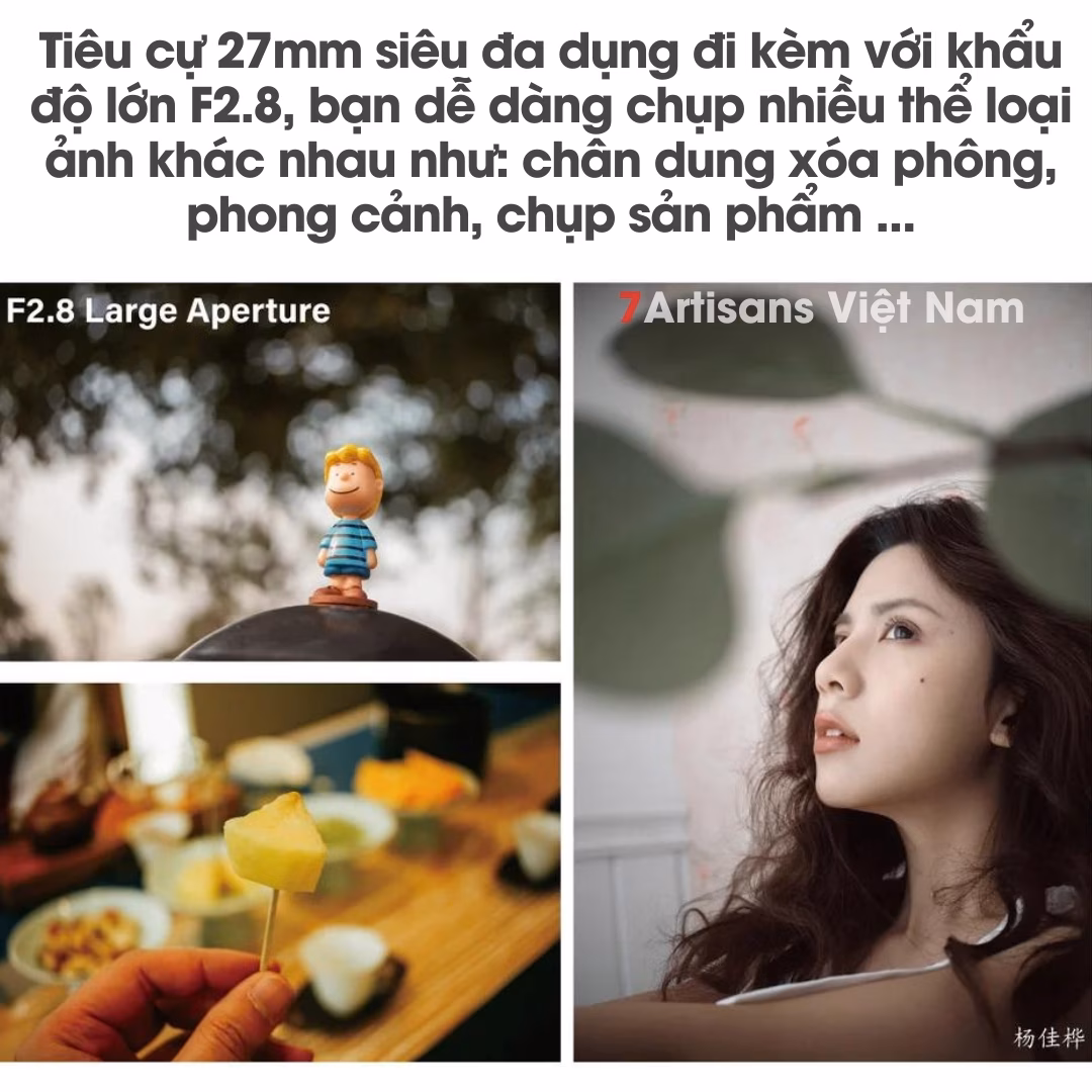 AstrHori/Rockstar 27mm F2.8 Mark II – Lens Pencake đa dụng