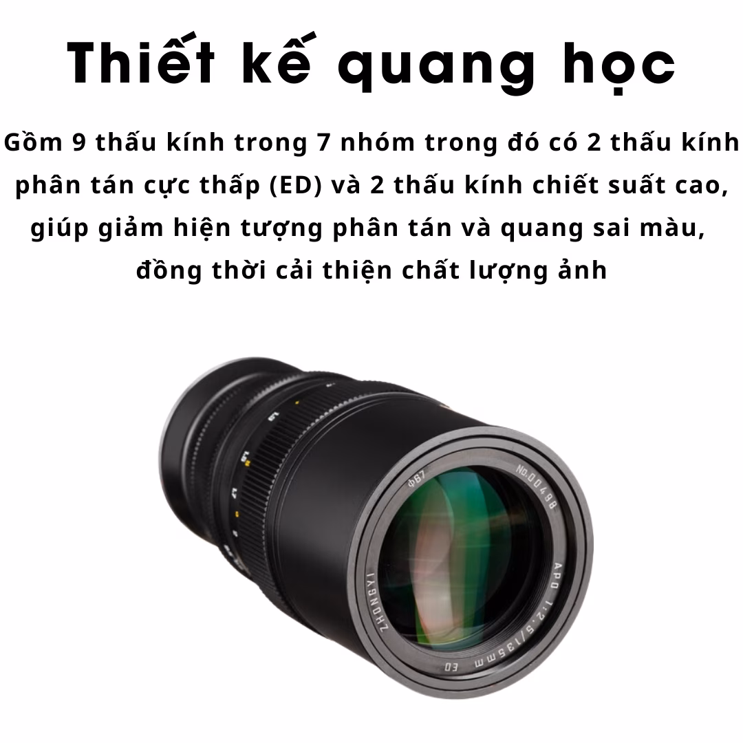 Zhong Yi Mitakon Creator 135mm F2.5 Full-Frame