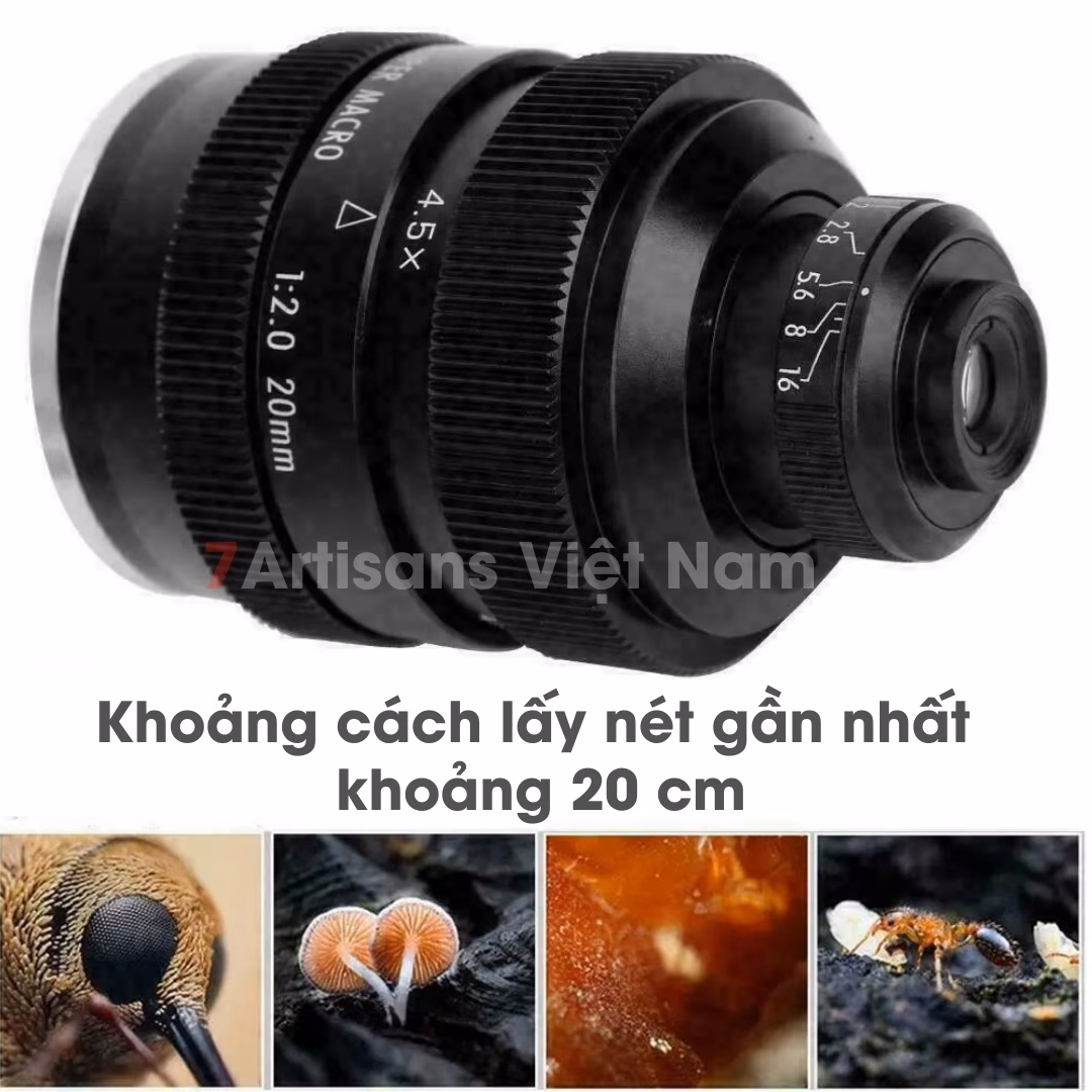 Mitakon Zhongyi 20mm F2.0 4.5x Super Macro 4:1