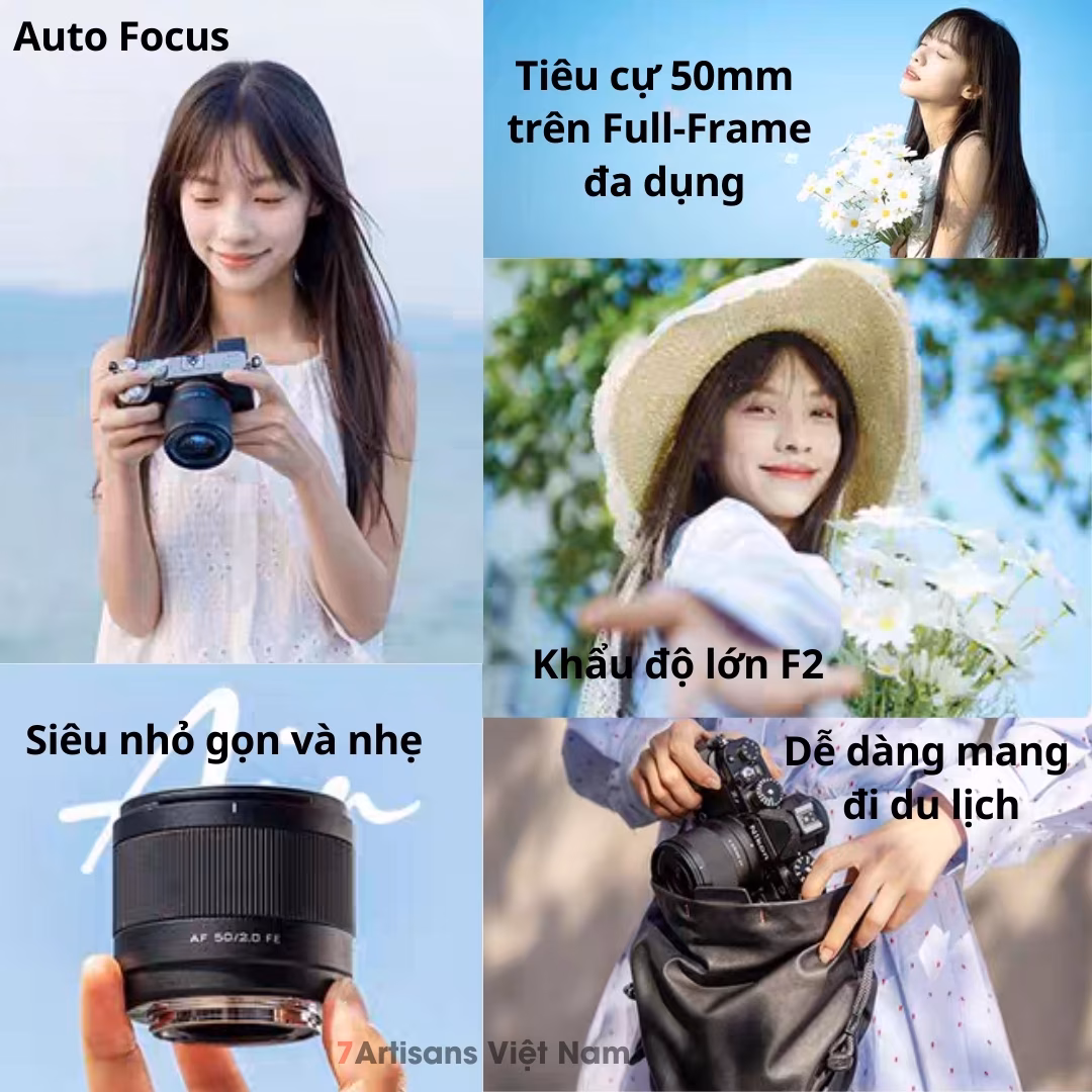 Viltrox AF 50mm F2 Air Auto Focus – Lấy nét tự động siêu nhanh dành cho Full-Frame