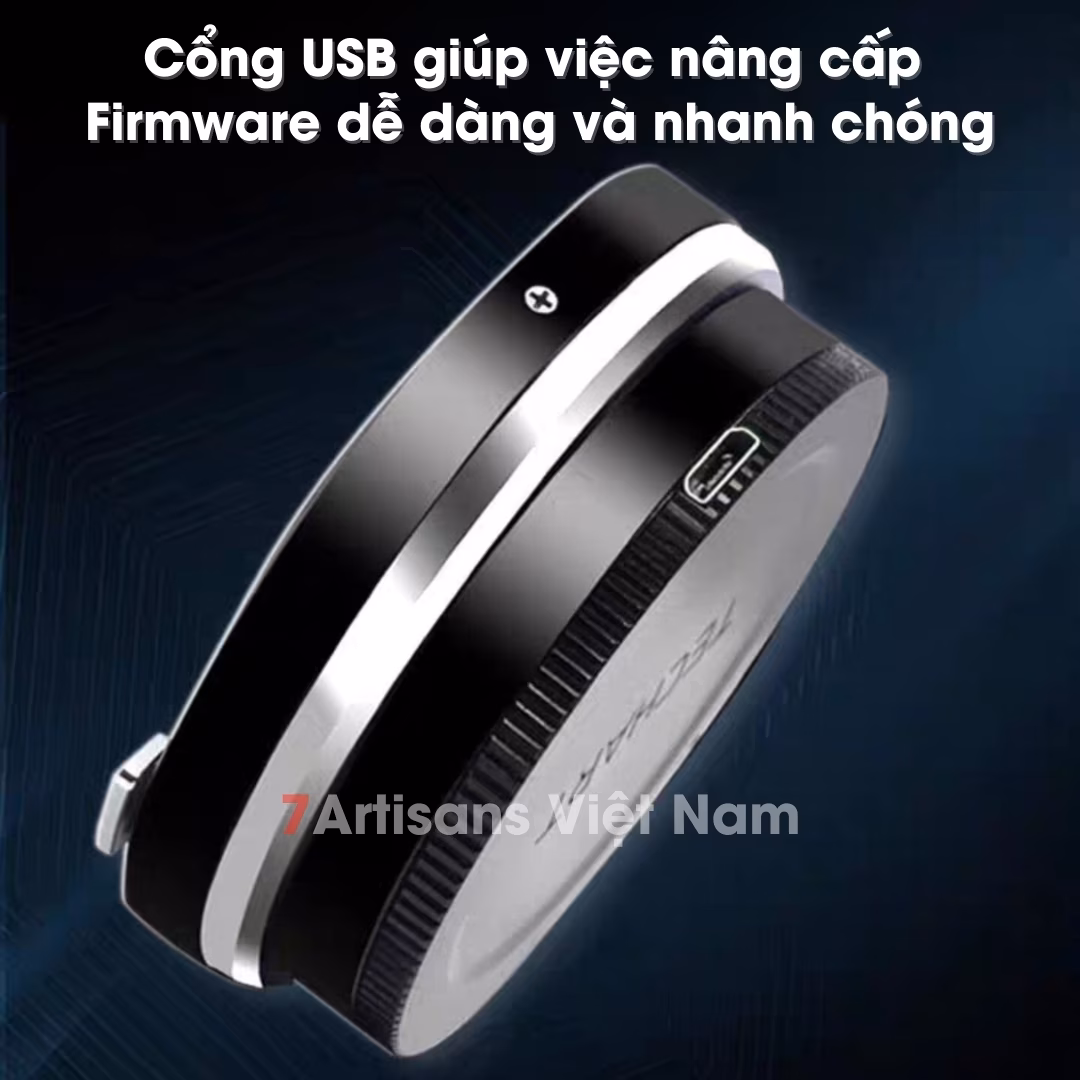 Ngàm Techart LM-EA9 biến lens MF thành lens AF