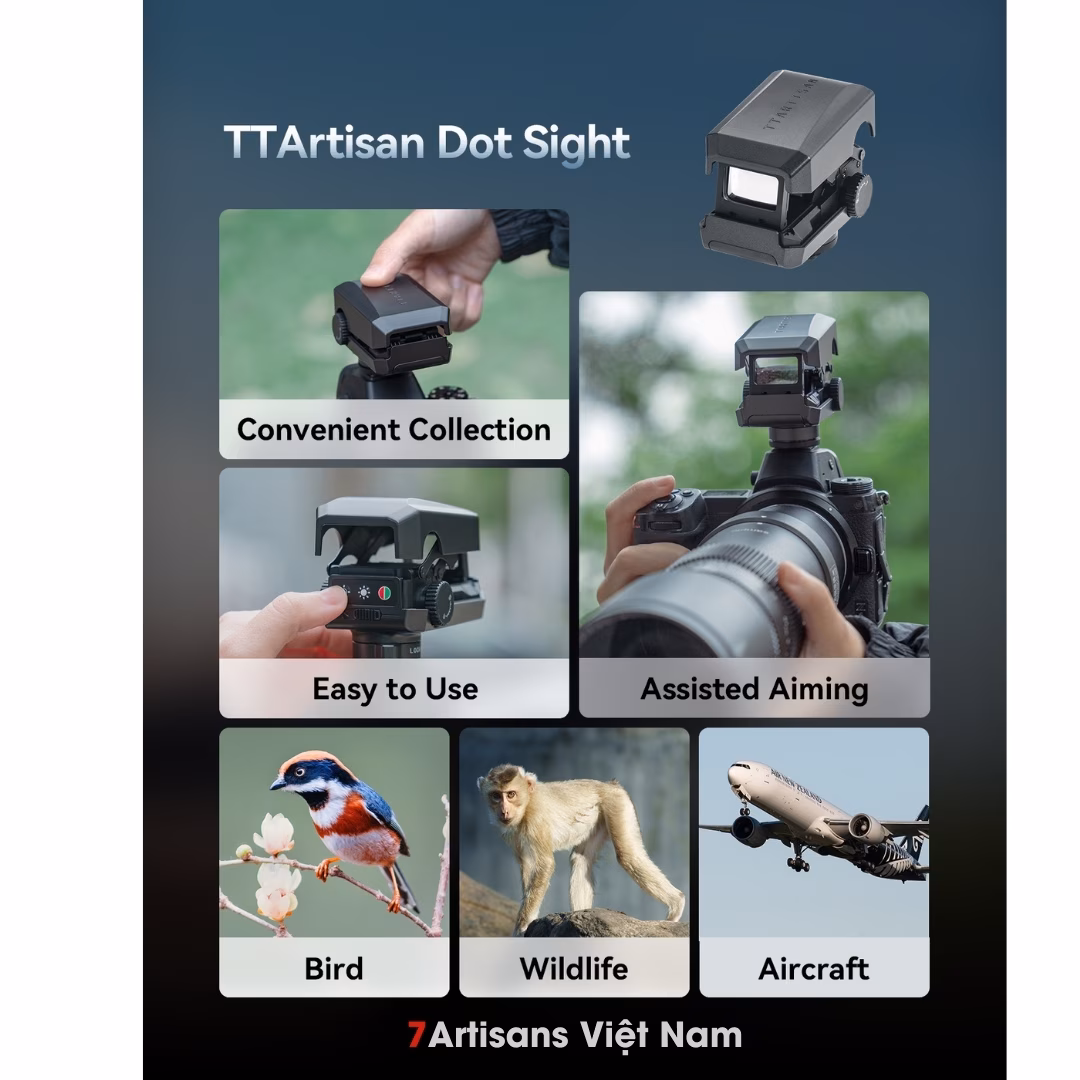 TTArtisan Dot Sight – Phụ kiện chuyên dùng cho lens Tele