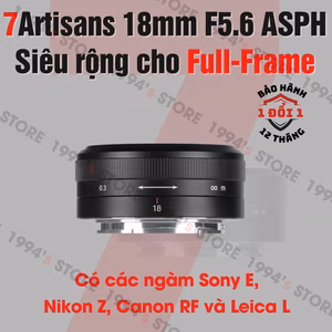 7Artisans 18mm F5.6 ASPH Pancake siêu rộng