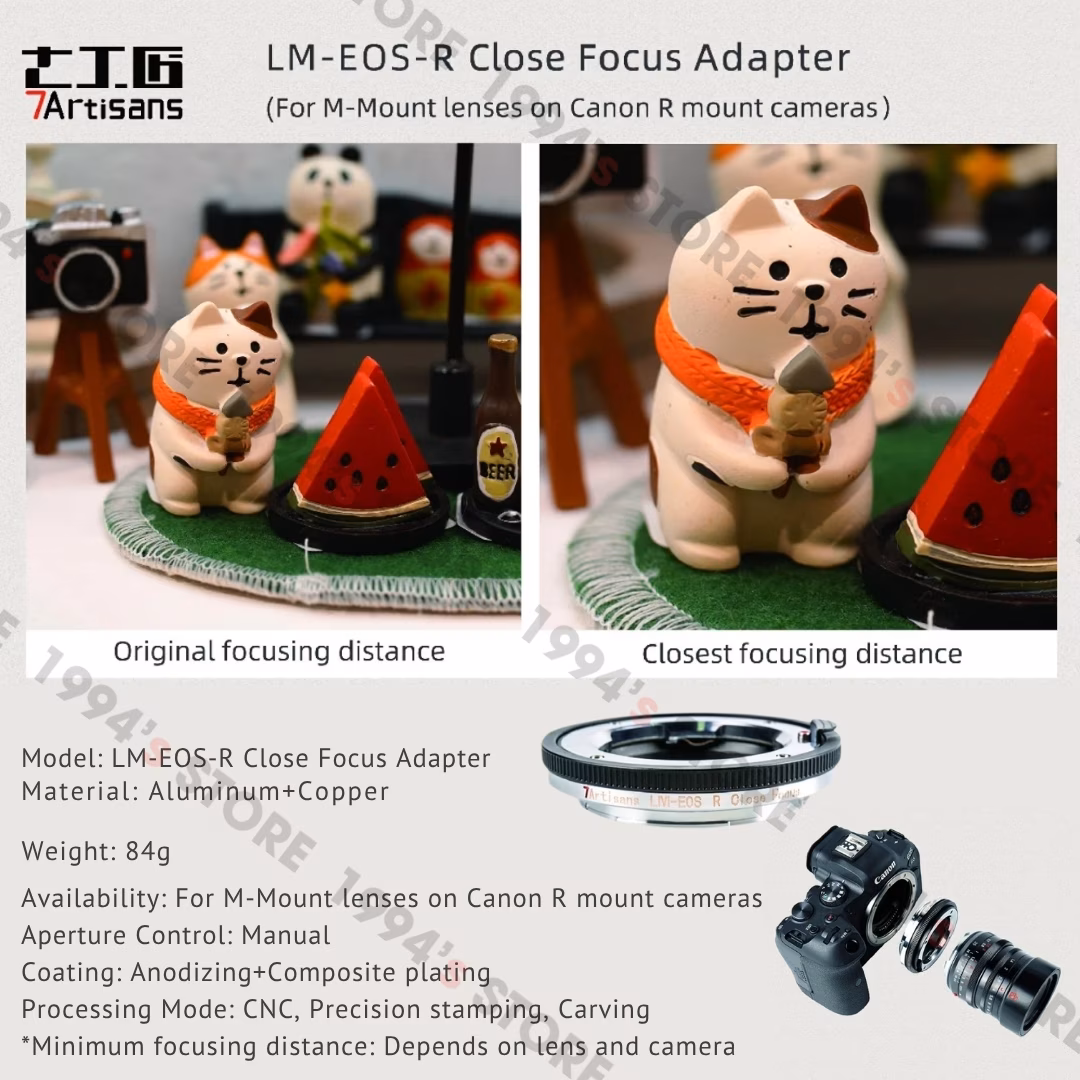 Ngàm chuyển 7Artisans Close Up Focus – Adapter Ring cho Lens Ngàm Leica M