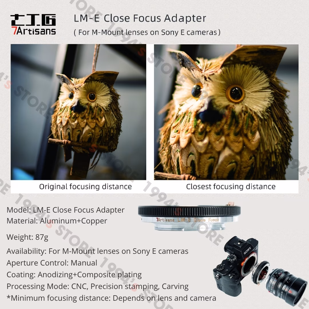 Ngàm chuyển 7Artisans Close Up Focus – Adapter Ring cho Lens Ngàm Leica M