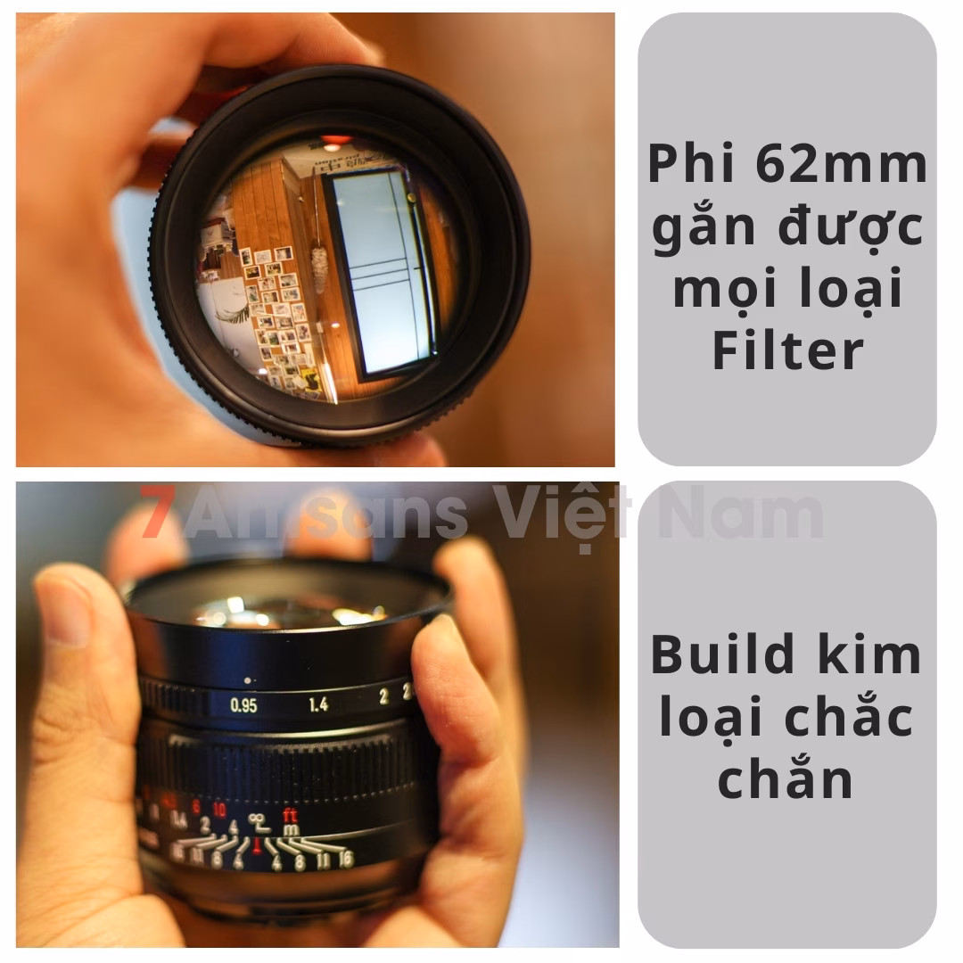 7Artisans 50mm F0.95 – Lens chân dung xoá phông mù mịt