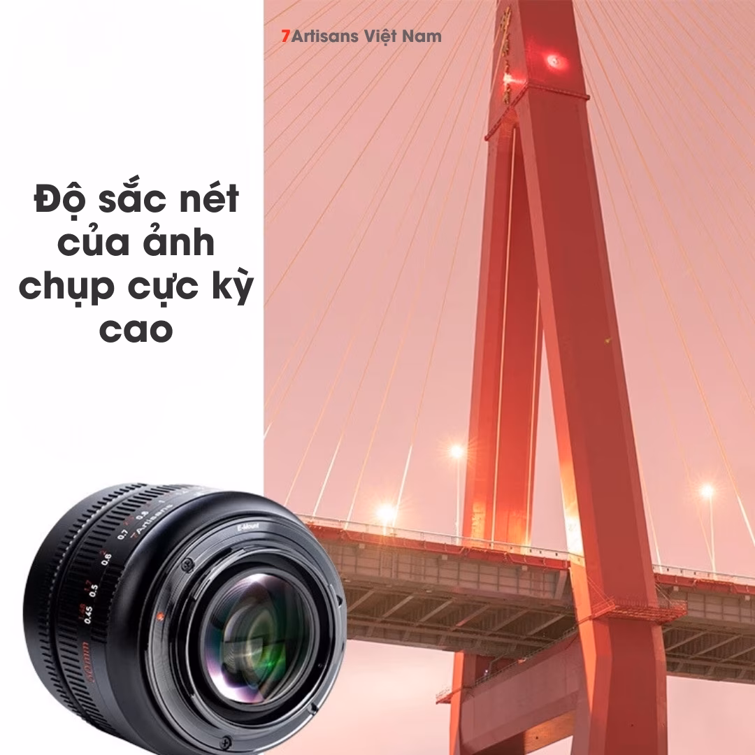 7Artisans 50mm F0.95 – Lens chân dung xoá phông mù mịt