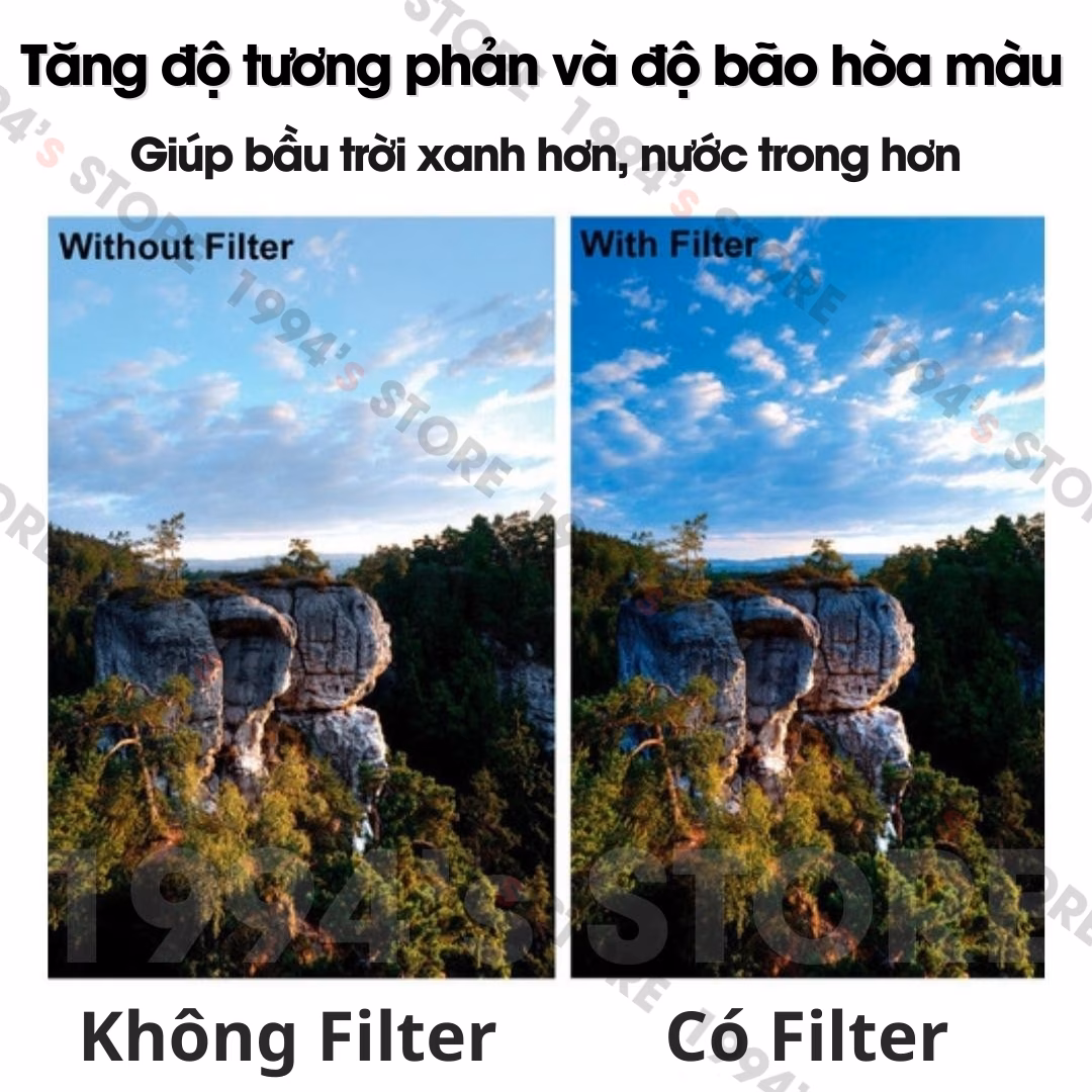 Kính lọc Hoya Pro1D CPL  Made in Japan – kích cỡ từ 37mm đến 82mm