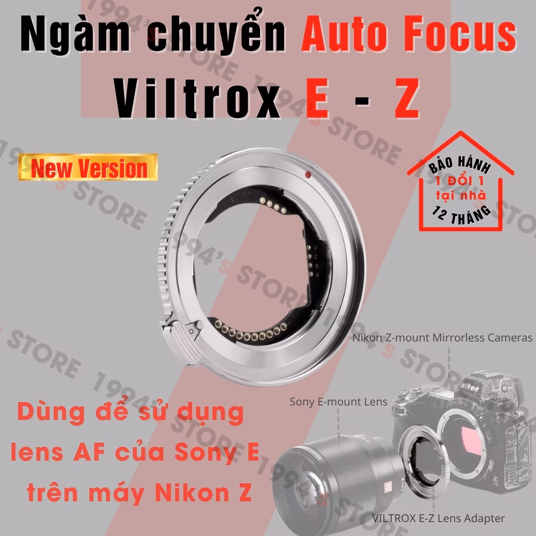Ngàm chyển Viltrox E-Z Auto Focus Lens Sony gắn máy Nikon Z